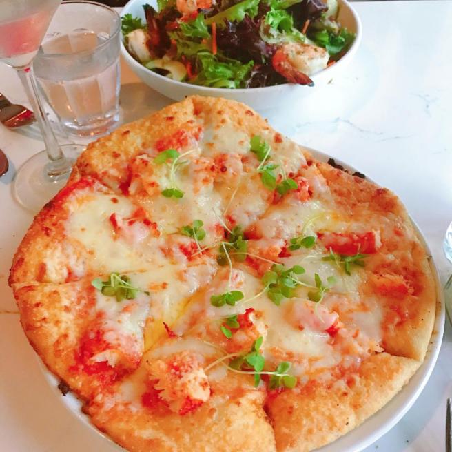 Pepes Lobster Pizza